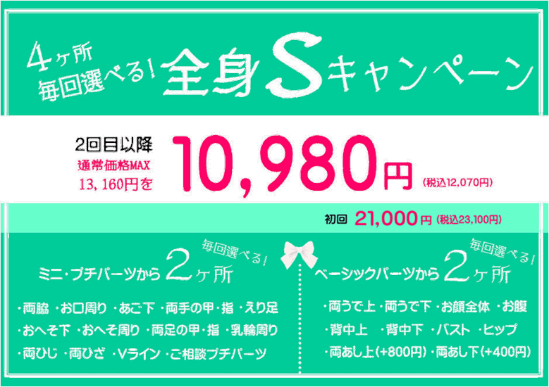 全身Sキャンペーン